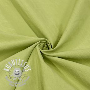 Tissu coton WASHED old lime