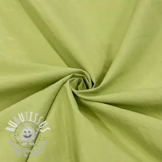 Tissu coton WASHED old lime