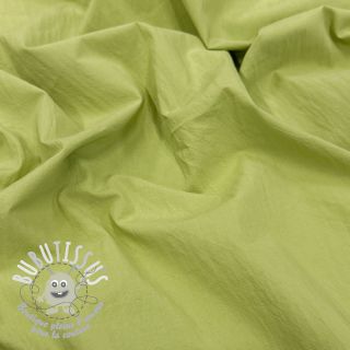 Tissu coton WASHED old lime