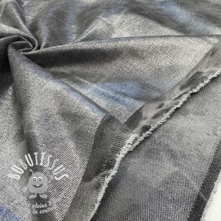 JEANS FOIL TIE DYE black