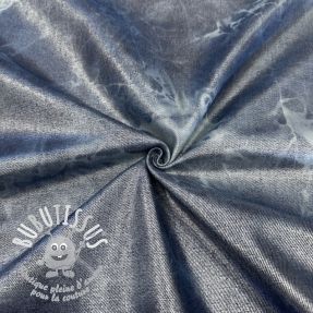 JEANS FOIL TIE DYE blue