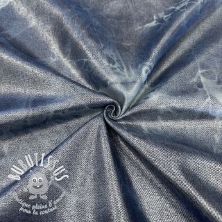 JEANS FOIL TIE DYE blue