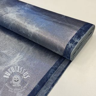 JEANS FOIL TIE DYE blue
