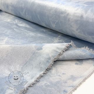 JEANS FOIL TIE DYE light blue