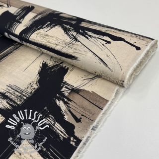 Viscose lin Swirls design A