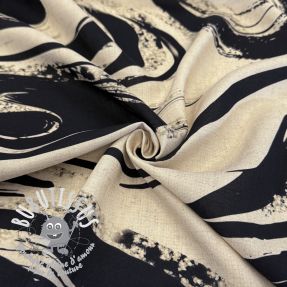 Viscose lin Swirls design B