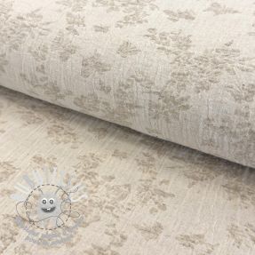 Tissu coton Lin JACQUARD Buttercup flowers