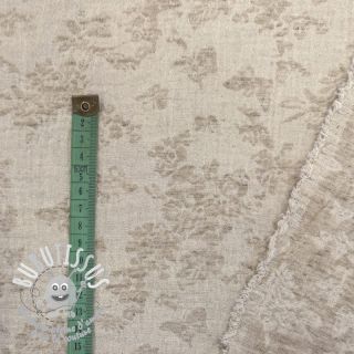 Tissu coton Lin JACQUARD Buttercup flowers