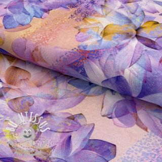 Jersey VISCOSE Lotus purple