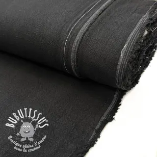 Lin lavé STONEWASHED PREMIUM black