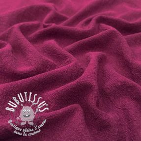 Lin lavé STONEWASHED PREMIUM bordeaux