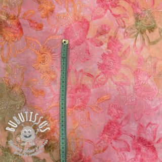 Tissu coton TIE DYE EMBROIDERY Swingy design B
