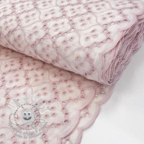 Tissu coton EMBROIDERY Lilian rose