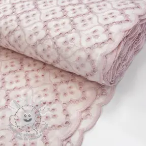 Tissu coton EMBROIDERY Lilian rose