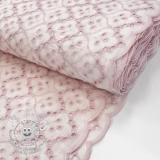 Tissu coton EMBROIDERY Lilian rose