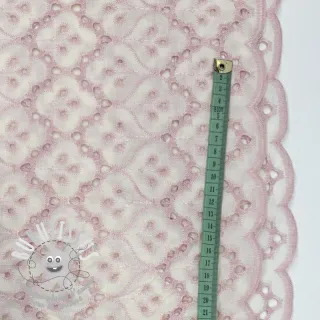 Tissu coton EMBROIDERY Lilian rose