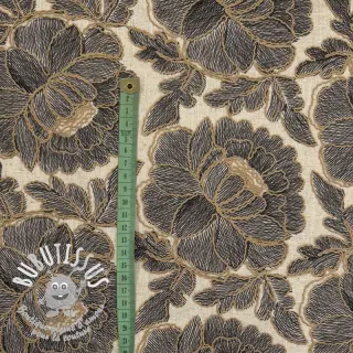 Viscose lin Lizzy flowy grey