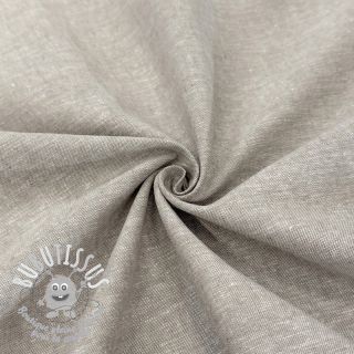 Tissu mélange lin et cotton Lico beige