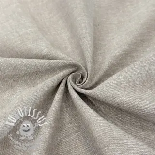 Tissu mélange lin et cotton Lico beige