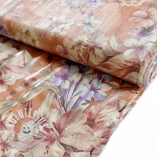 Viscose SHINIO Floral treasure red
