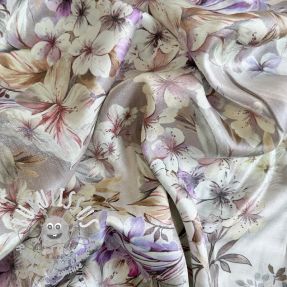Viscose SHINIO Floral treasure natural