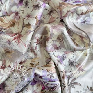 Viscose SHINIO Floral treasure natural