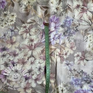 Viscose SHINIO Floral treasure natural