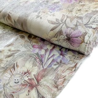 Viscose SHINIO Floral treasure natural