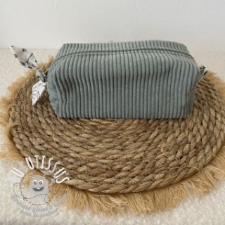 Tissu velours cotelé HUGGY lichen