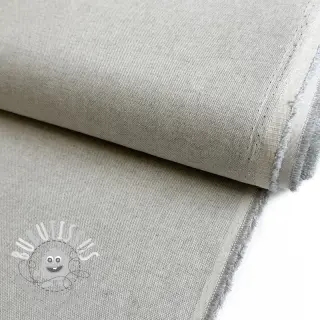 Tissu déco Linenlook PLAIN light grey