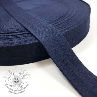 Sangle coton 4 cm dark blue