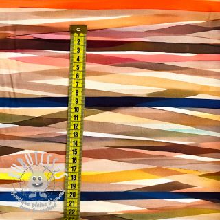Viscose RAYON POPLIN Diverse graphics design B digital print