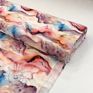 Viscose RAYON POPLIN Wavy design A digital print