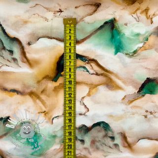 Viscose RAYON POPLIN Wavy design B digital print