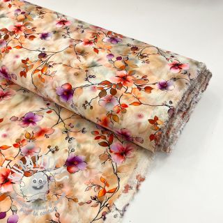 Viscose RAYON POPLIN Bright flowers design G digital print