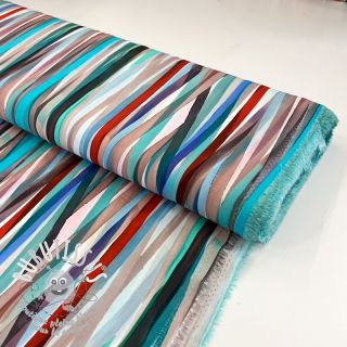 Viscose RAYON POPLIN Diverse graphics design A digital print