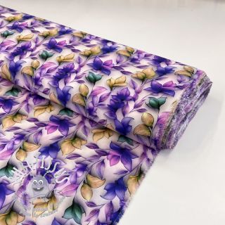 Viscose RAYON POPLIN Leafs design F digital print