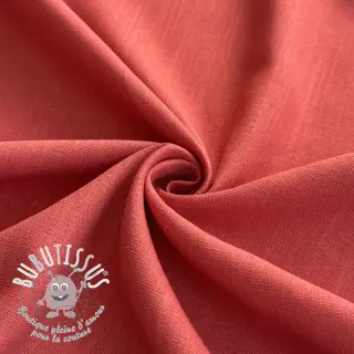 Viscose lin PREMIUM dark coral