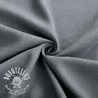 Viscose lin PREMIUM middle grey