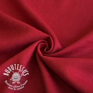 Viscose lin PREMIUM dark red