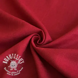 Viscose lin PREMIUM dark red