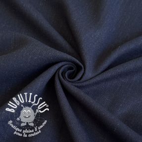 Viscose lin PREMIUM navy blue