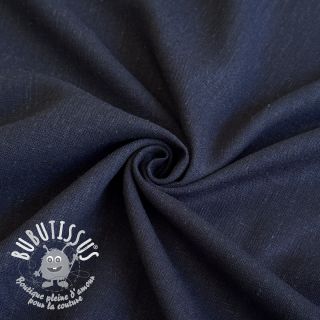 Viscose lin PREMIUM navy blue