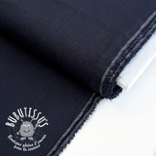 Viscose lin PREMIUM navy blue
