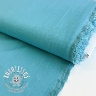 Viscose lin PREMIUM ocean blue