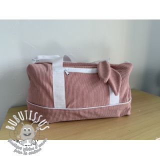 Tissu velours cotelé 6W COTTON TOUCH old pink