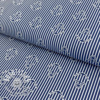 Tissu déco premium Iconic Anchor Stripe