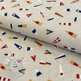 Tissu déco Linenlook Little Maritime Flags