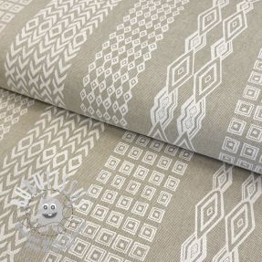 Tissu déco Linenlook Ethnic Stripe