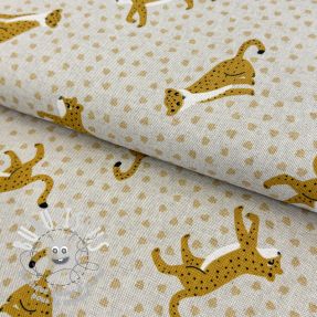 Tissu déco Linenlook Leopard Journey